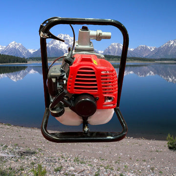 Motopompă cu 1 Tol și Capacitate de 7 m3 – Motor de 3 CP, 2 Timpi pentru Irigații și Alimentare cu Apă