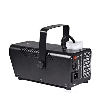 Mașină de Fum 600W Metalică Neagră – Echipament Profesional pentru Evenimente, Petreceri și Teatru