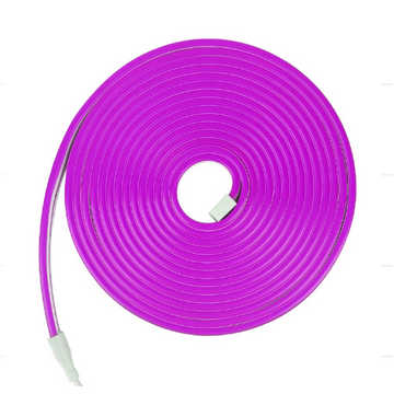 Banda Luminoasa, Neon Flex Slim, Mov, 12V, Rola de 5m