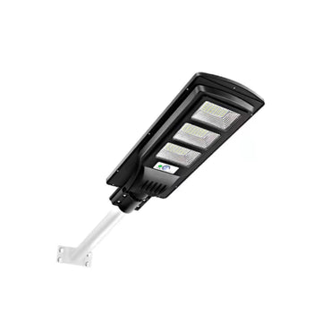 Lampa Solara LED Stradala, 200W, Incarcare Solara, Panou Solar Incorporat, Senzor de Lumina, Telecomanda, Suport Inclus