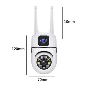 Cameră de Supraveghere Video 4MP 1080P HD cu Conexiune 4G, PTZ, WIFI și Alarma de Mișcare – Ideală pentru Interior și Exterior, Supraveghere Auto și Dispozitive Mobile