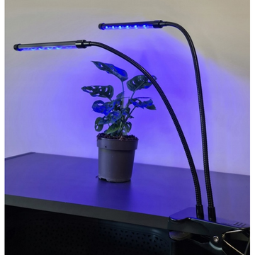 Lampa LED pentru Creșterea Plantelor 80W – Corp Metal/PVC/Fier Negru pentru Grădinărit Interior și Cultivare de Plante