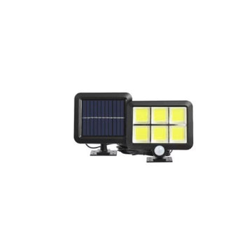 Proiector LED 120 lm cu Panou Solar și Senzor de Mișcare – Iluminare Eficientă pentru Grădină, Terasă sau Spații Exterioare