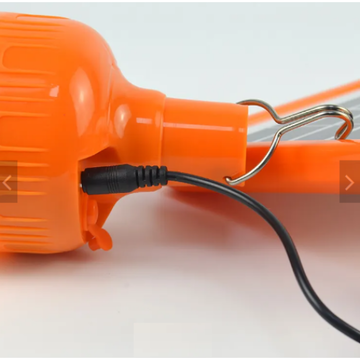 Bec LED Solar 10W cu Panou de 6V – Luminare Intermitentă pentru Exterior, Culoare Portocalie, Ideal pentru Grădină și Terase