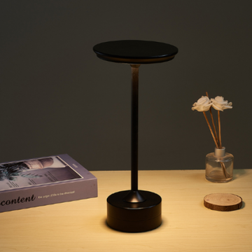 Lampă LED Metalică cu Încărcare USB și Control Touch - Lumină Neagră pentru Birou, Salon sau Spații Comerciale