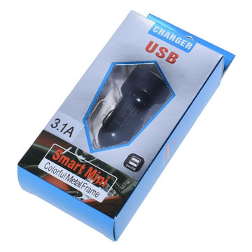 Incarcator Auto 2 x Usb 3,1A cu Voltmetru - Frize