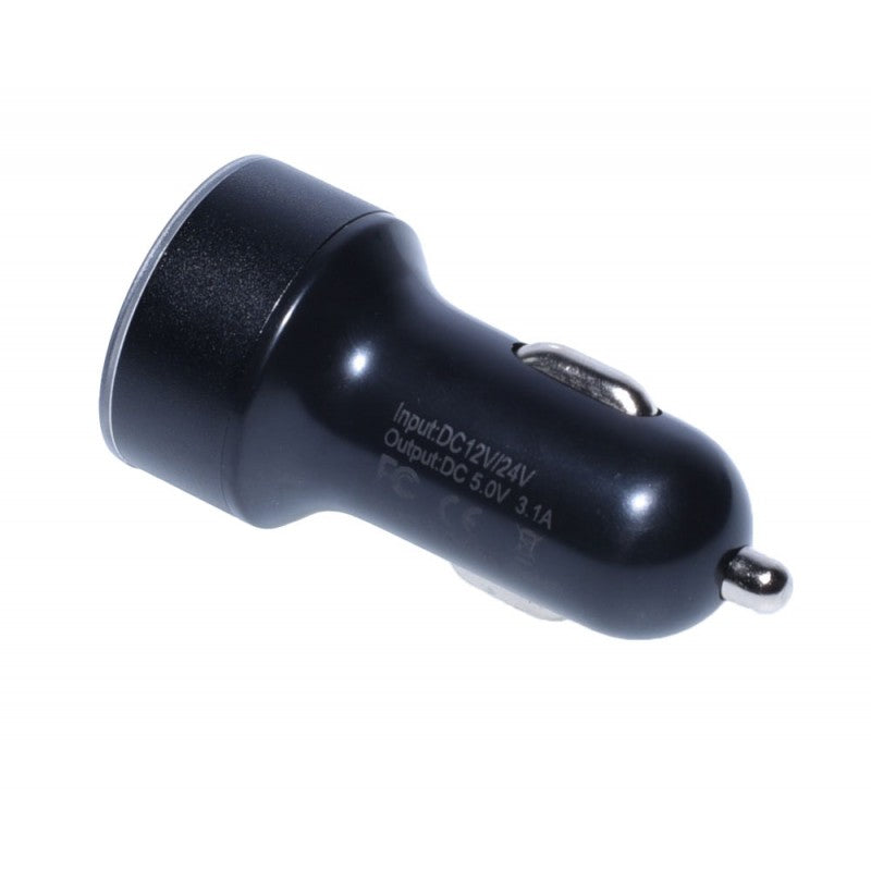Incarcator Auto 2 x Usb 3,1A cu Voltmetru - Frize