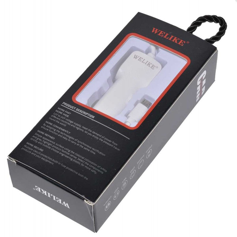 Incarcator Auto Fast Micro Usb 3,1A + Usb - Frize