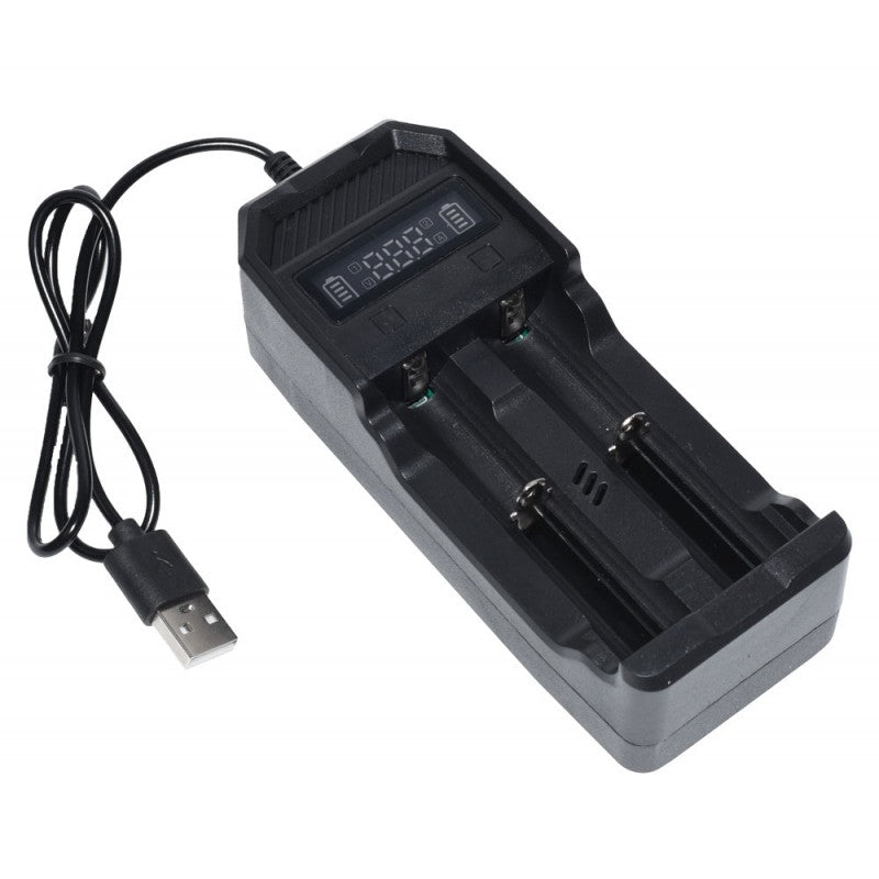 Incarcator Digital LI-ion 2 x 3,7V cu USB - Frize