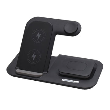 Încărcător Magnetic Wireless 5 în 1 cu Iluminare LED LHT-058 – Soluție Compactă pentru Smartphone-uri și Dispozitive Electronice