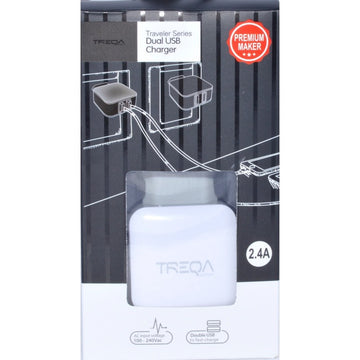 Incarcator Retea - 2 x USB / 2,4A TREQA - Frize
