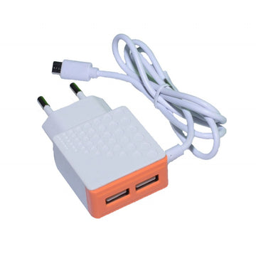 Incarcator Retea 220V - 2 x USB + Micro Usb 3,1A - Frize
