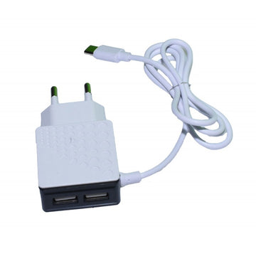 Incarcator Retea 220V - 2 x Usb + Tip C 3,1A - Frize
