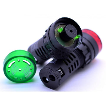 Red Indicator with Alarm and Light 220V / 22MM
