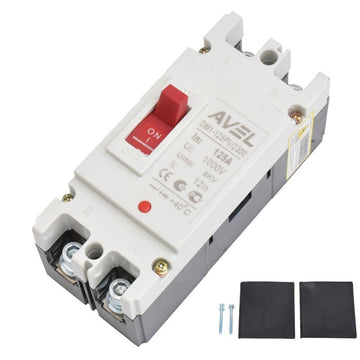 Intrerupător de Circuit Solar MCCB 2P 125A 1000V DC - Protecție Electrică pentru Sisteme Fotovoltaice