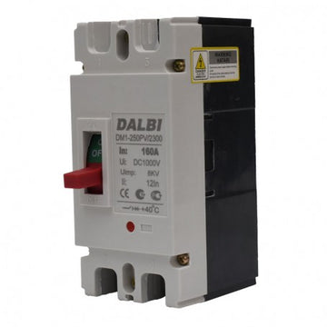 Intrerupător de Circuit Solar MCCB 2P 160A 1000V DC – Dispozitiv Electric pentru Protecția Sistemelor Fotovoltaice