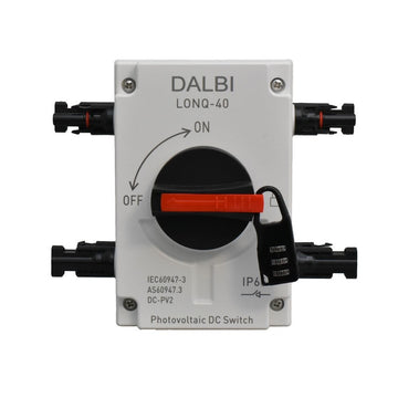 Întreruptor Solar Fotovoltaic DC 1200V / 32A cu Conectori MC4 – 2 IN și 2 OUT pentru Sisteme de Energie Regenerabilă