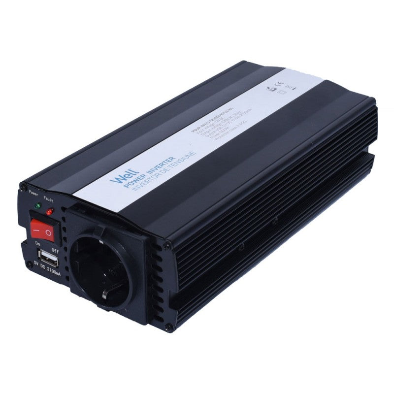 Invertor Auto 600W, 12V-220V + USB - Frize