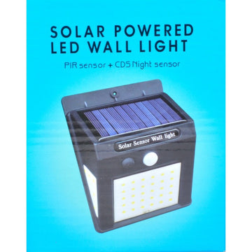 Lampa de Perete 40 Led + Incarcare Solara si Senzor - Frize