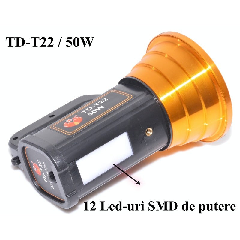 Lanterna cu Led 50W + 50W 12 Led, TD-T22 - Frize