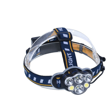 Lanterna de Cap 4+2 Led și 2 Acumulatori 3,7V LI-ION - Frize