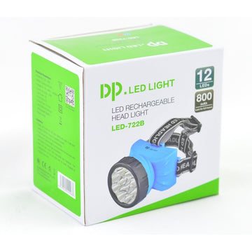 Lanterna de Cap cu Acumulator 12 LED-722B - Frize