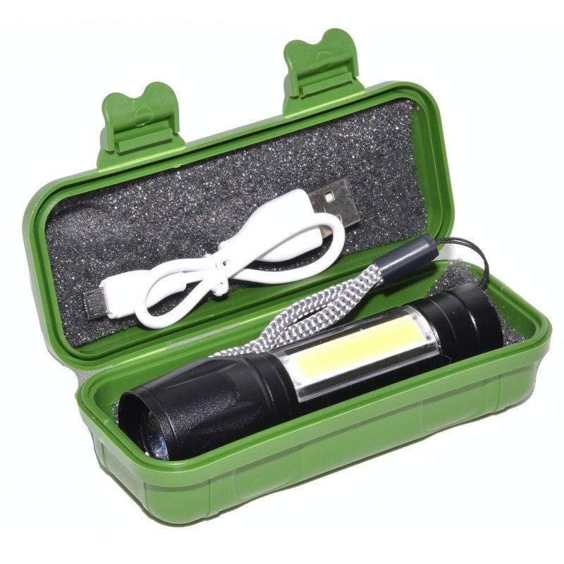 Lanterna de Mana 1 Led 5W XPE + COB Led si Acumulator - Frize