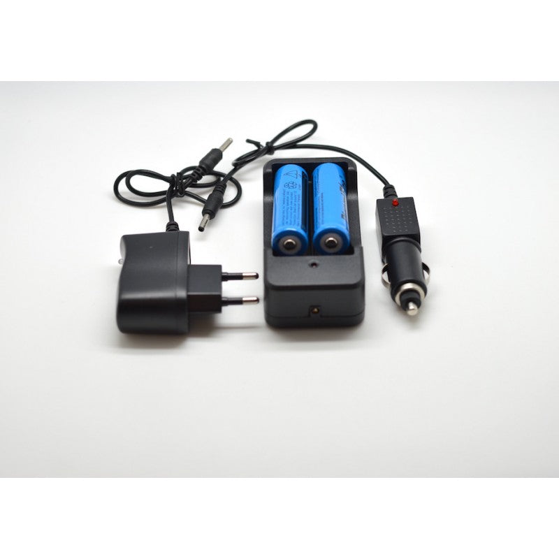 Lanterna Metalica cu Acumulator Lumina Verde ,CREE XM-LT6 - Frize