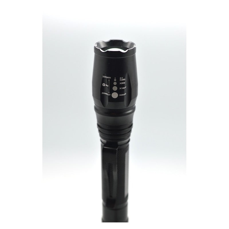 Lanterna Metalica cu Acumulator Lumina Verde ,CREE XM-LT6 - Frize