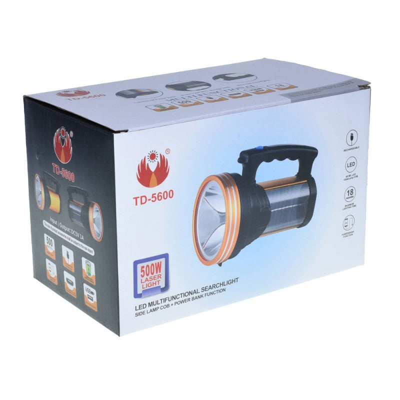 Lanterna TD-3600 cu Led 500W + Cob - Frize