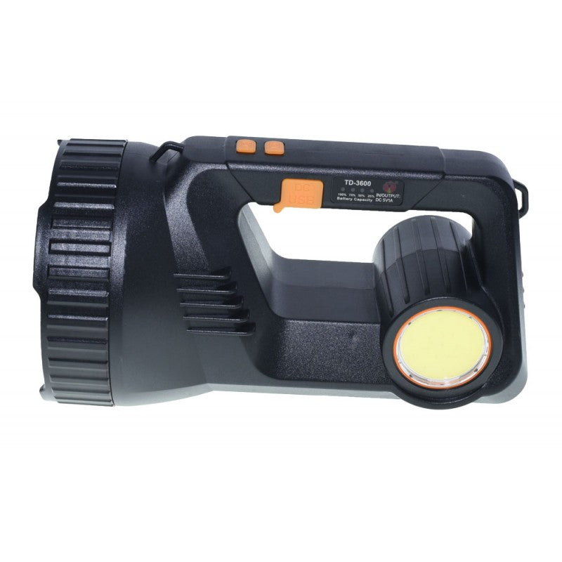Lanterna TD-3600 cu Led 500W + Cob - Frize