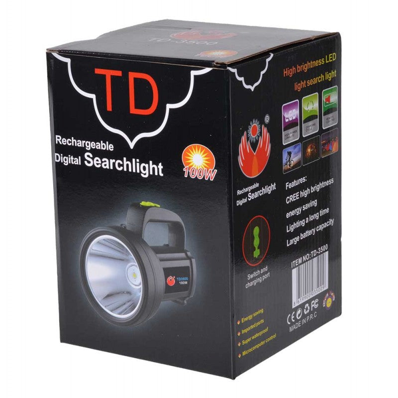 Lanterna TD3500 cu Led 100W + Acumulator - Frize