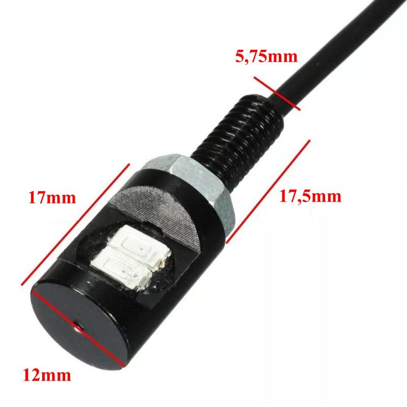 Led Auto 12mm / 12V / ALB, 2 Buc/Set - Frize