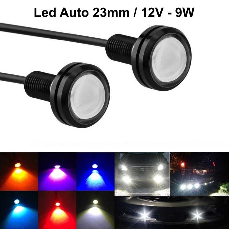 Led Auto 23mm / 12V - 9W / ALBASTRU, 2 Buc/Set - Frize