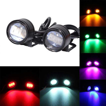 Led Auto 23mm cu Suport / 12V - 9W / ALB, 2 Buc/Set - Frize