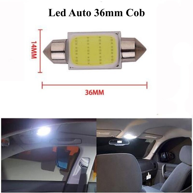 Led Auto 36mm Cob, Lumina Alba, 2buc/set - Frize