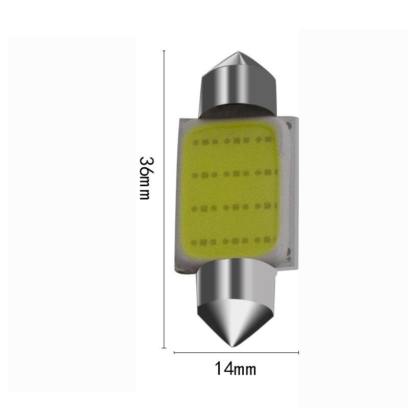 Led Auto 36mm Cob, Lumina Alba, 2buc/set - Frize