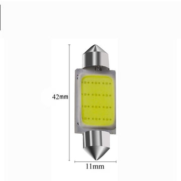 Led Auto 41mm Cob, Lumina Alba, 2buc/set - Frize