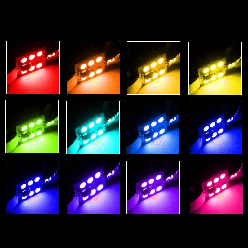 Led RGB Auto 31 mm cu Telecomanda - Frize