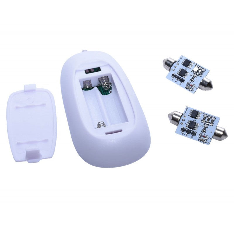Led RGB Auto 36 mm cu Telecomanda - Frize