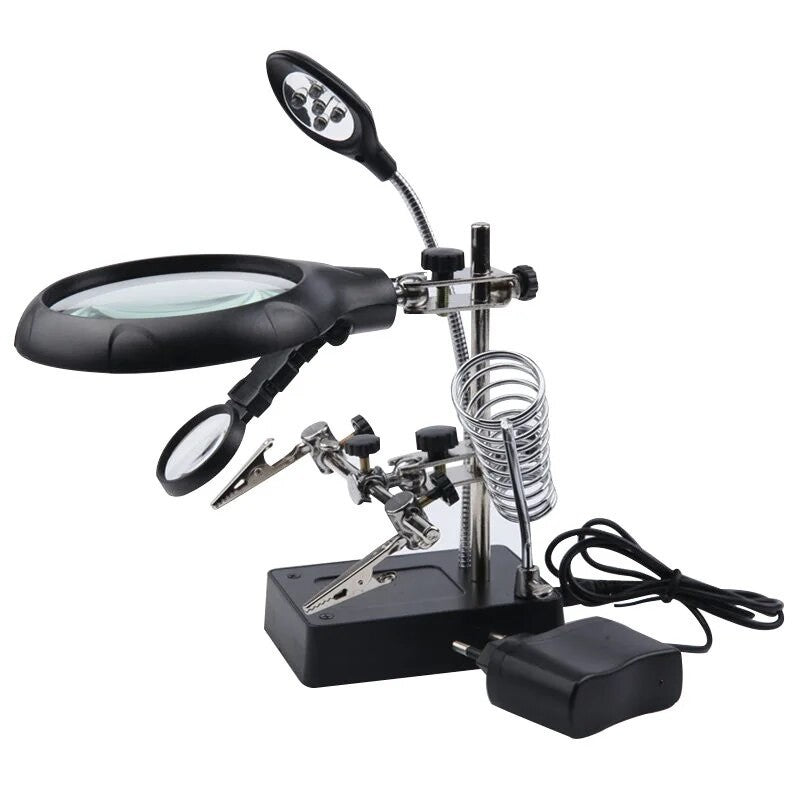 Lupa cu clesti si lumina MG16129-C - Frize