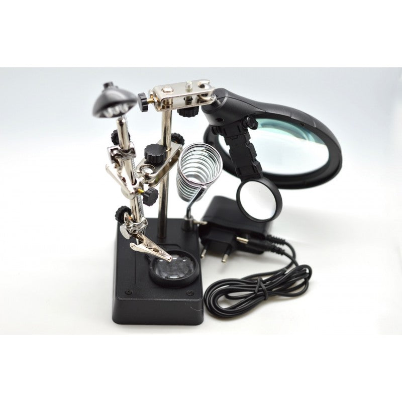 Lupa cu clesti si lumina MG16129-C - Frize