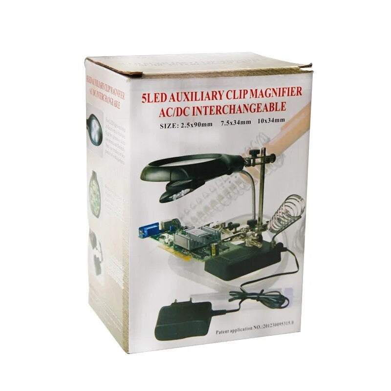 Lupa cu clesti si lumina MG16129-C - Frize