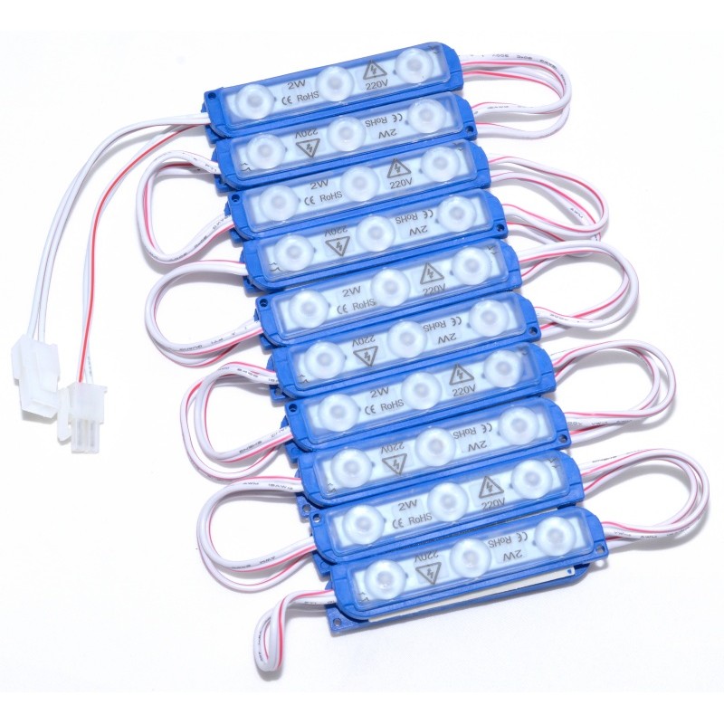 Modul Grup Led 12V -120W, 20buc/set-Albastru - Frize