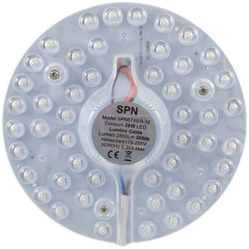 Modul Led pt Aplica Fi180, 28W=250W, 3000K, lumina calda