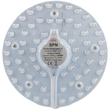 Modul Led pt Aplica Fi230, 38W=350W, 3000K, lumina calda