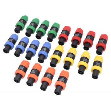 Mufa Audio Speakon Tata 4 Pini Colorate - 20buc/set - Frize