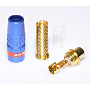 Mufa RCA Mama Gold-Albastru cu Arc - Frize