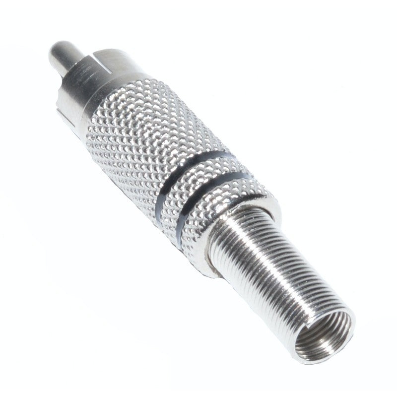 Mufa RCA Metal Tata Negru - Frize