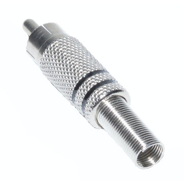 Mufa RCA Metal Tata Negru - Frize